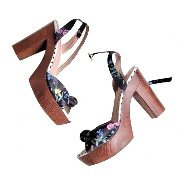 BETSEY JOHNSON | Nellie Floral Platform Sandal Size 9.5 - Picture 4 of 7